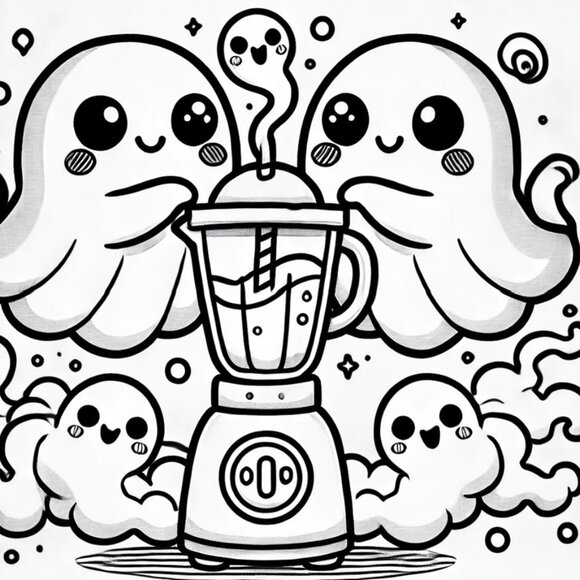 Wickedly Delicious: Monsters in the Kitchen Coloring Book - Picture 4 of 5